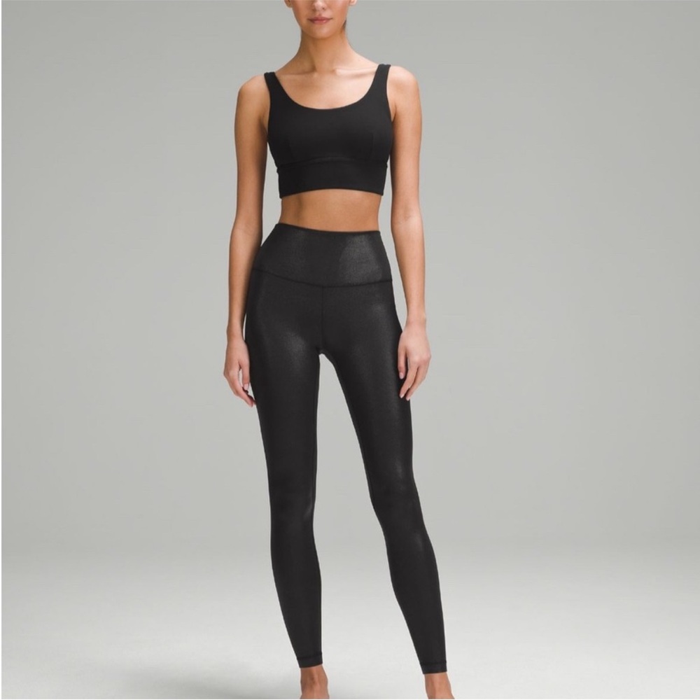 Lululemon Align Black Shimmer Tights size 10